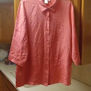 COLDWATER CREEK WOMENS TOP SIZE L
